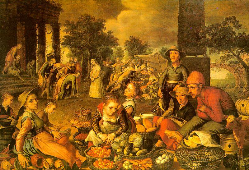  Market Scene with Christ and the Adulteress